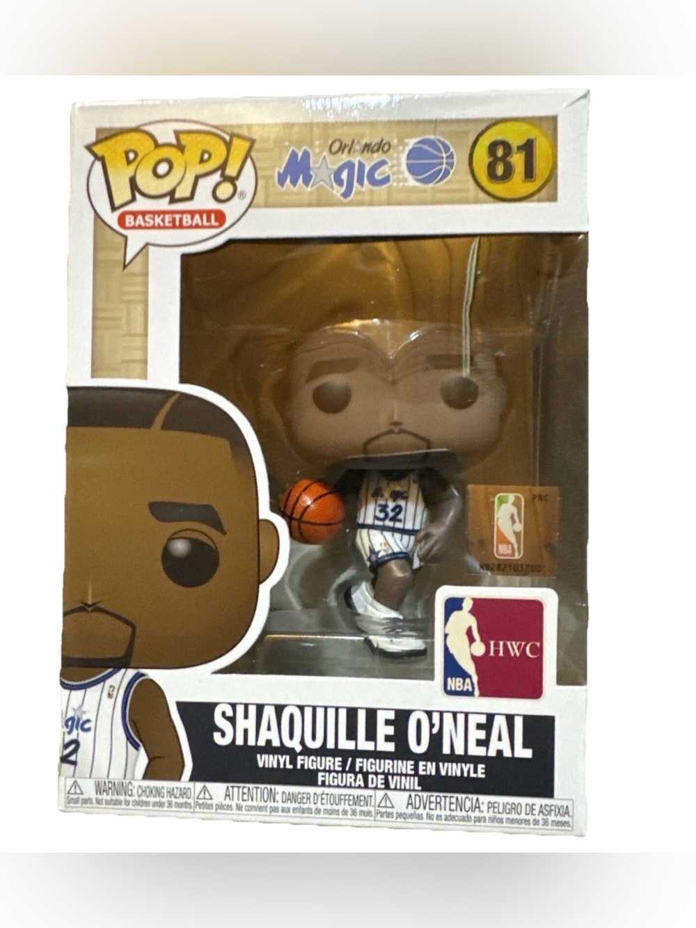 Funko Pop! Vinyl: Shaquille O'Neal (Magic home) #81‎